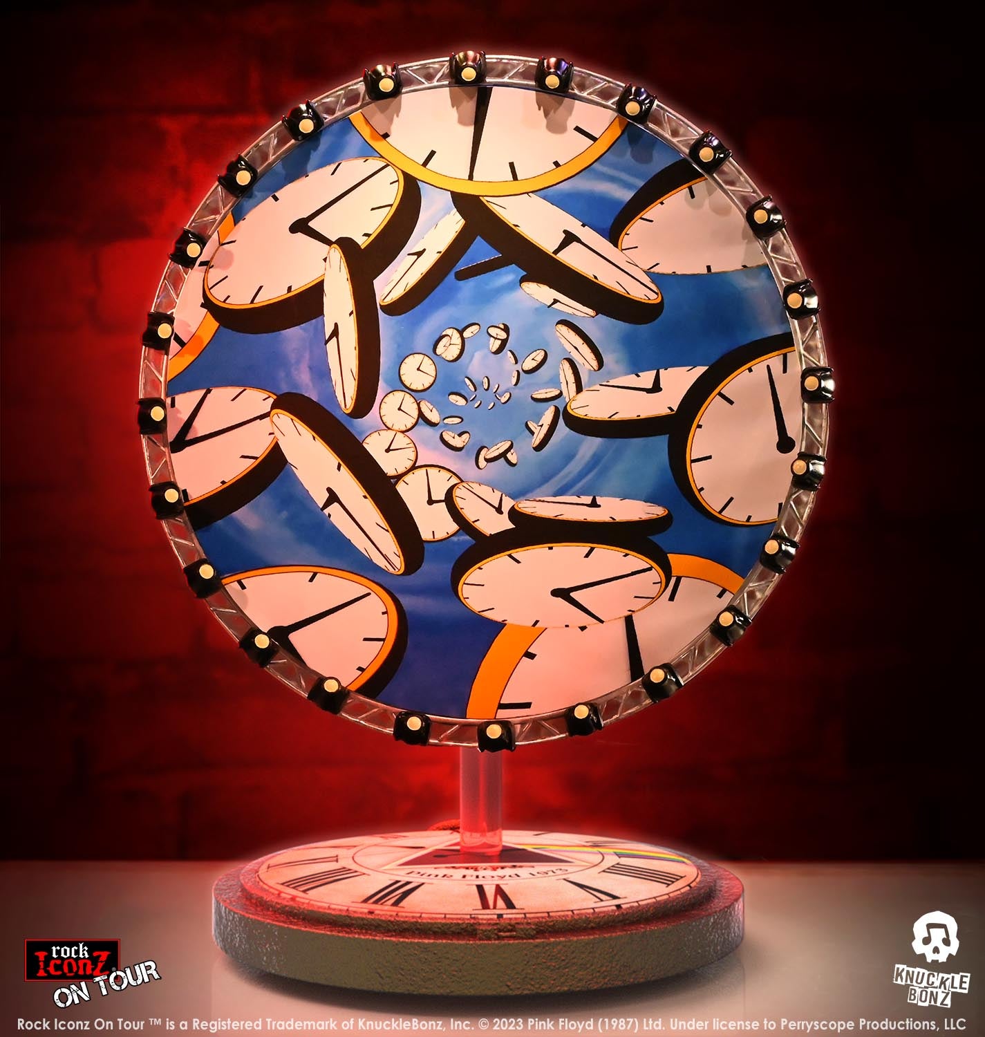 Pink Floyd “Time” Projection Screen KnuckleBonz Statue